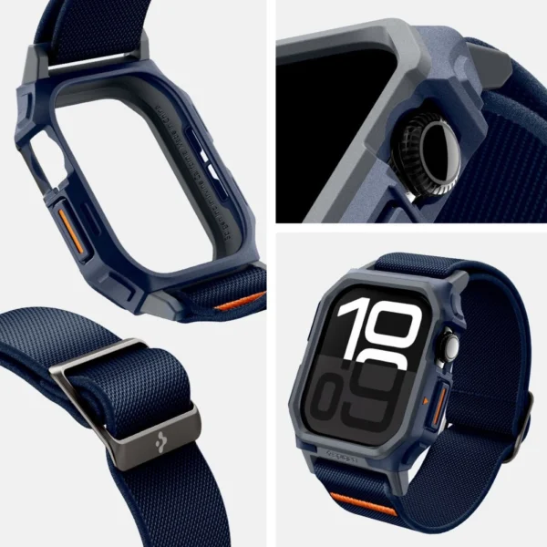 Spigen Lite Fit "Pro" Strap for Apple Watch 10 46mm - Navy Blueeng