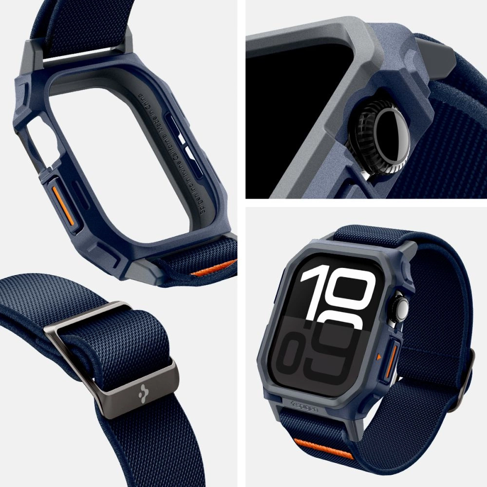 Spigen Lite Fit "Pro" Strap for Apple Watch 10 46mm - Navy Blueeng