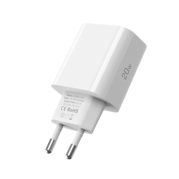 Tech-Protect NC20W wall charger USB-C port - whiteeng
