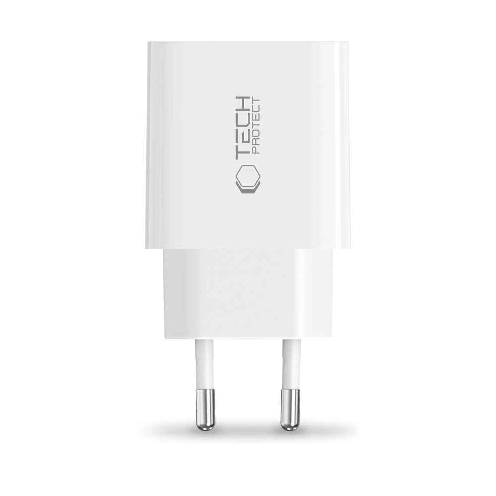 Tech-Protect NC20W wall charger USB-C port - whiteeng