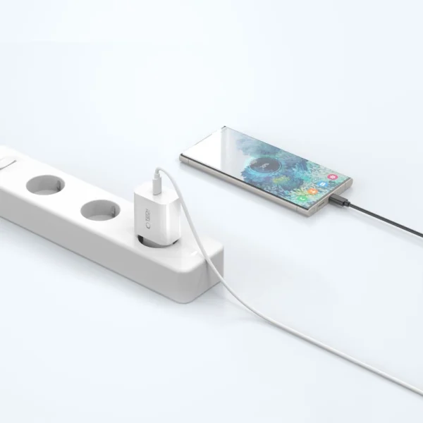 Tech-Protect NC20W wall charger USB-C port - whiteeng