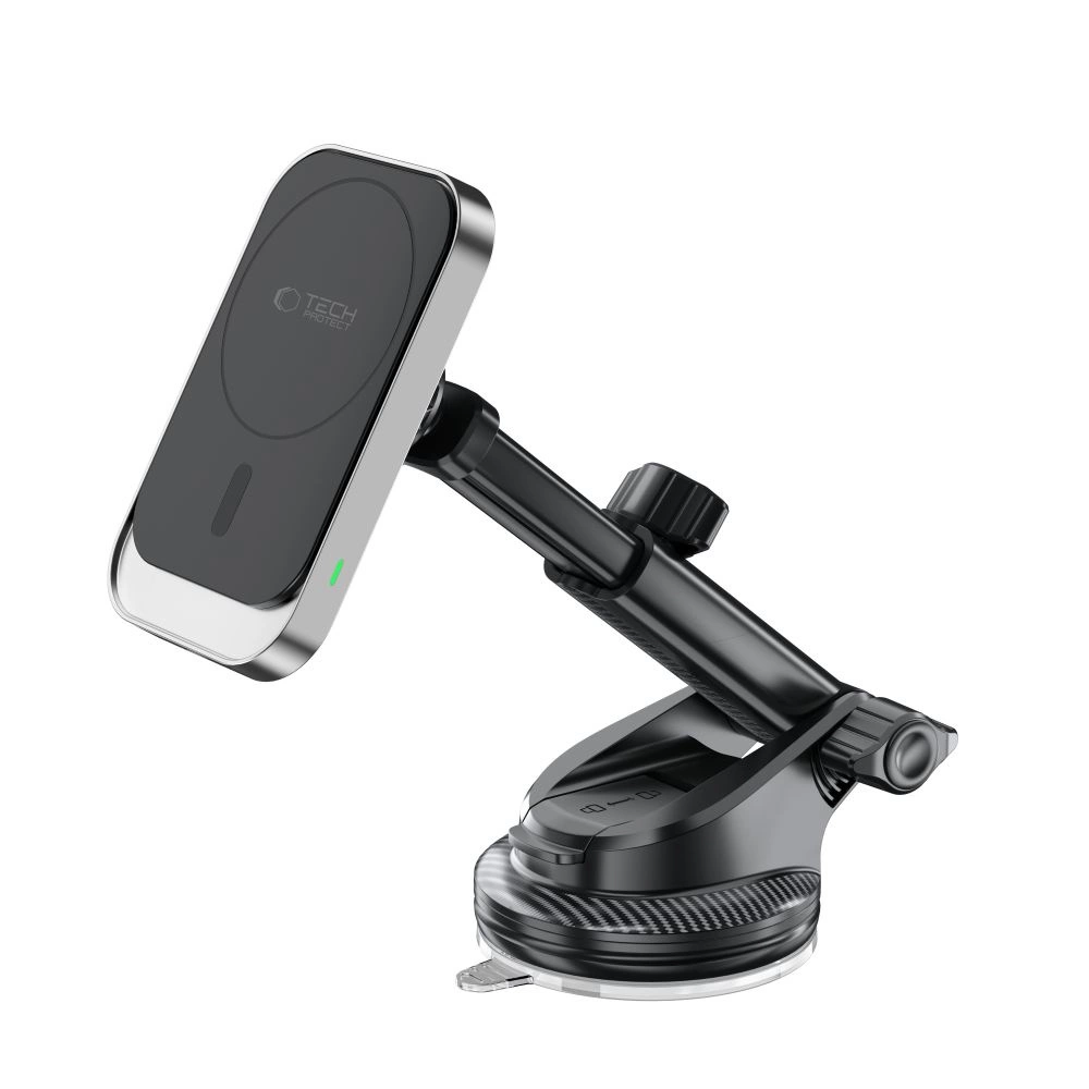 Tech-Protect MM15W-V9 Car Holder with MagSafe for Dashboard and Air Vent 15W - Blackeng