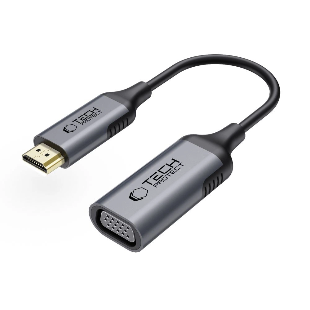 Tech-Protect UltraBoost HDMI / VGA FULL HD 60 Hz adapter - blackeng