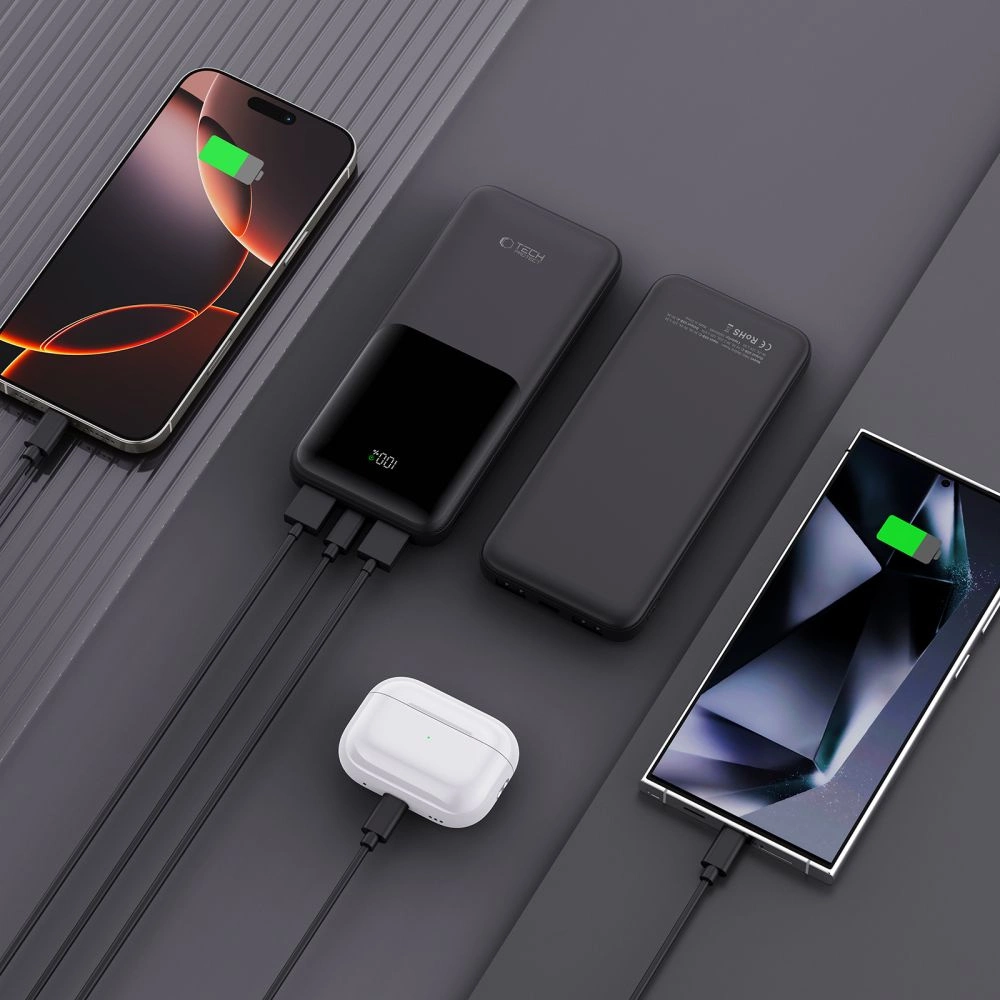 Powerbank Tech-Protect PB01 10000mAh 22.5W - blackeng