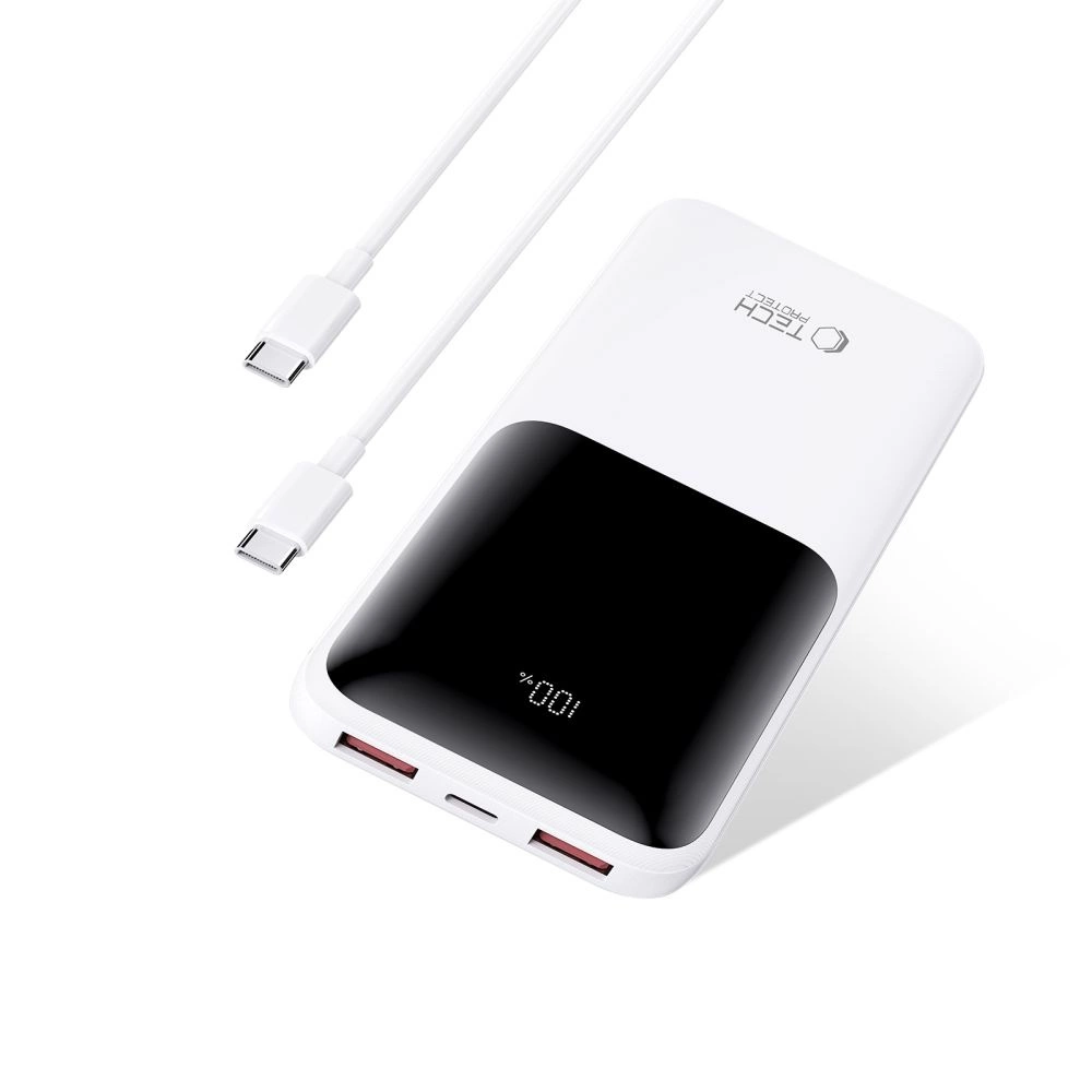 Powerbank Tech-Protect PB01 10000mAh 22.5W - whiteeng