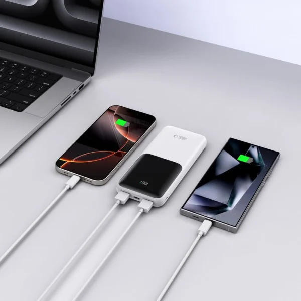 Powerbank Tech-Protect PB01 10000mAh 22.5W - whiteeng