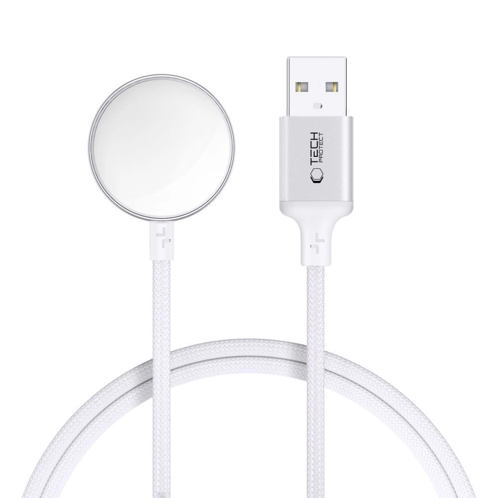 Tech-Protect UltraBoost USB-A Inductive Charger for Apple Watch 1m - Whiteeng