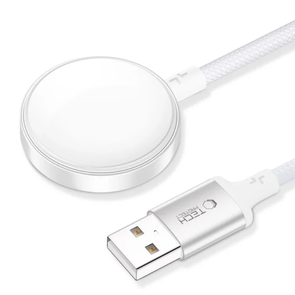 Tech-Protect UltraBoost USB-A Inductive Charger for Apple Watch 1m - Whiteeng