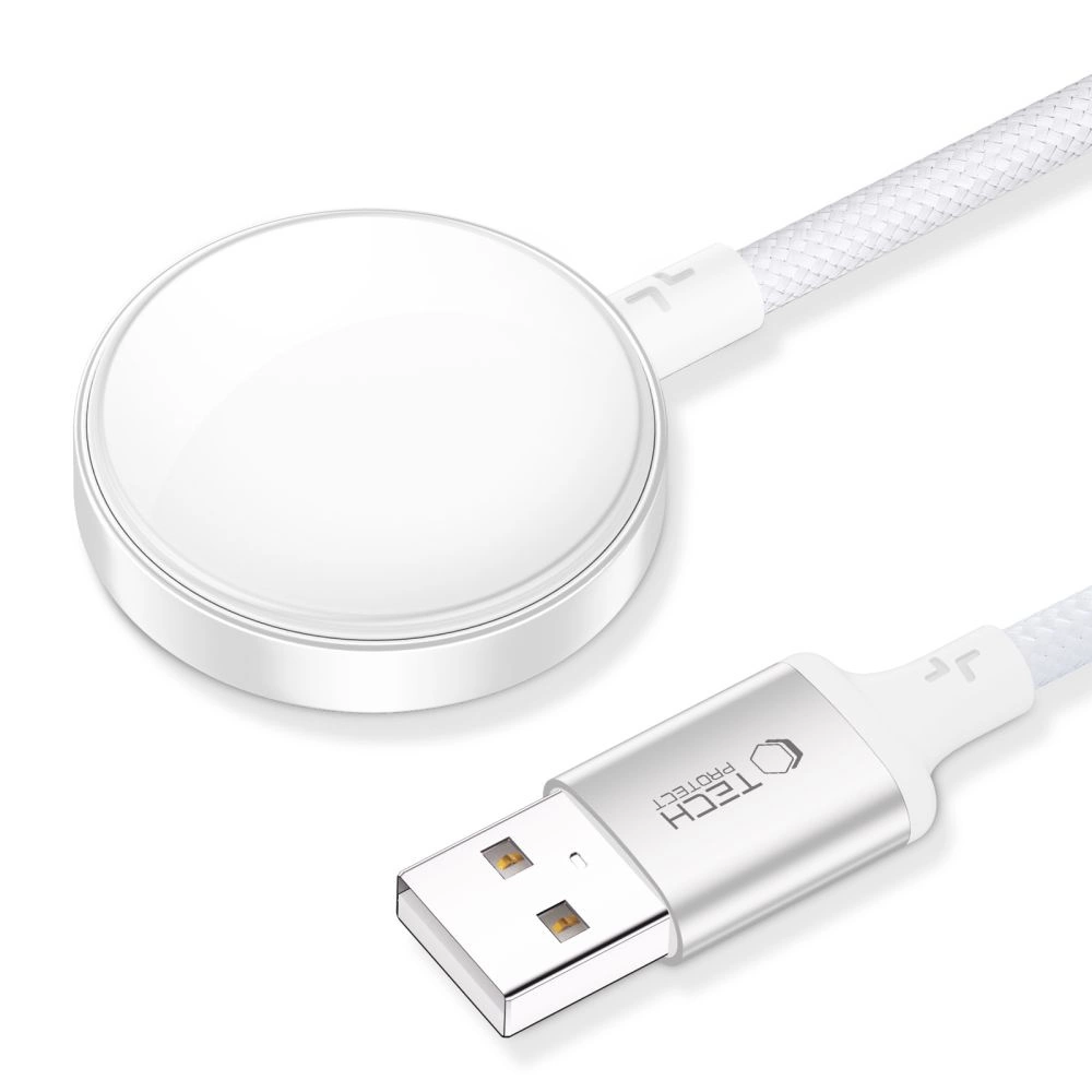 Tech-Protect UltraBoost USB-A Inductive Charger for Apple Watch 1m - Whiteeng