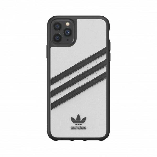 Adidas Moulded Case PU for iPhone 11 Pro Max - White and Blackeng