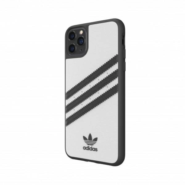 Adidas Moulded Case PU for iPhone 11 Pro Max - White and Blackeng