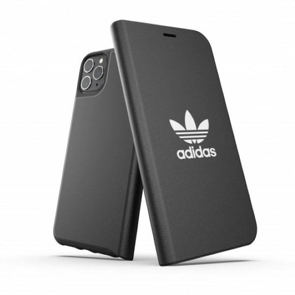 Adidas OR Booklet Case Basic for iPhone 11 Pro Max - Black and Whiteeng