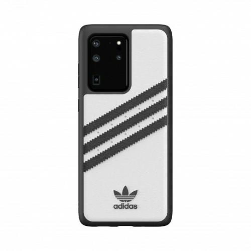 Adidas OR Moudled Case PU for Samsung Galaxy S20 Ultra - White and Blackeng