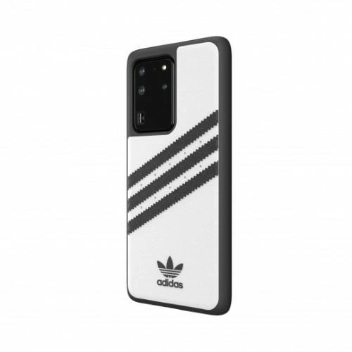 Adidas OR Moudled Case PU for Samsung Galaxy S20 Ultra - White and Blackeng