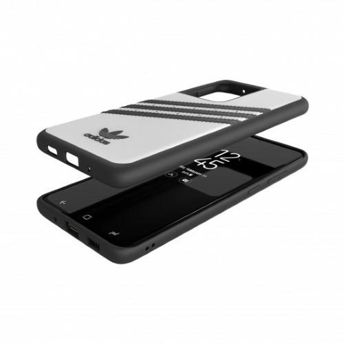 Adidas OR Moudled Case PU for Samsung Galaxy S20 Ultra - White and Blackeng