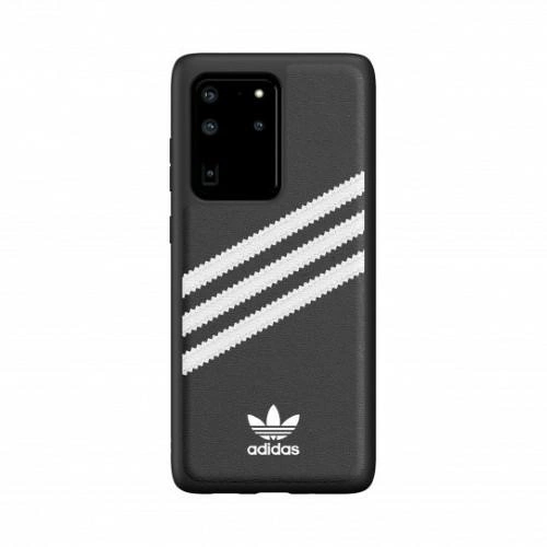 Adidas OR Moudled Case PU for Samsung Galaxy S20 Ultra Black and Whiteeng