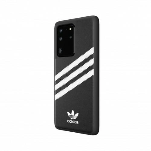 Adidas OR Moudled Case PU for Samsung Galaxy S20 Ultra Black and Whiteeng