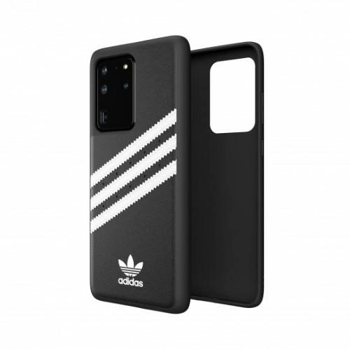 Adidas OR Moudled Case PU for Samsung Galaxy S20 Ultra Black and Whiteeng