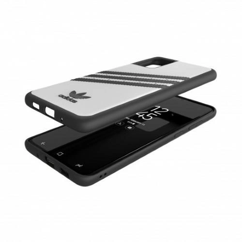 Adidas OR Moudled Case PU for Samsung Galaxy S20+ - White and Blackeng