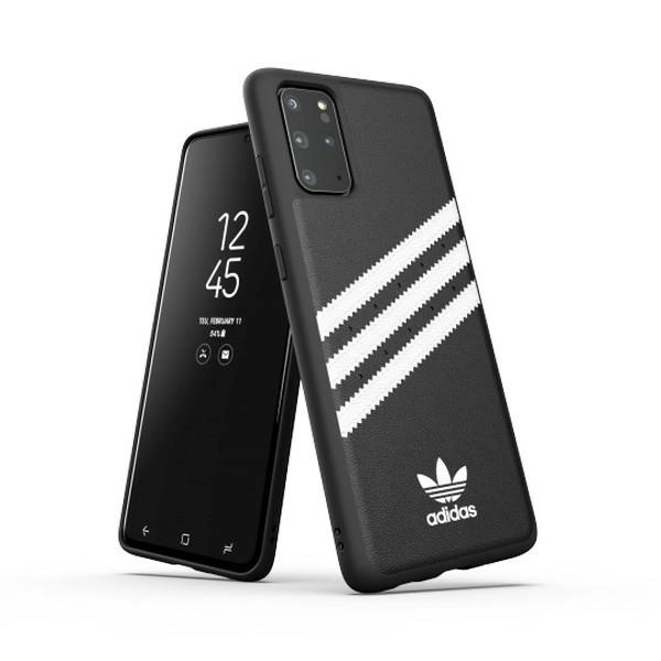 Adidas OR Moudled Case PU for Samsung Galaxy S20+ - Black and Whiteeng