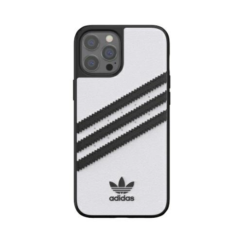 Adidas OR Moulded Case PU for iPhone 12 Pro Max - White/Blackeng