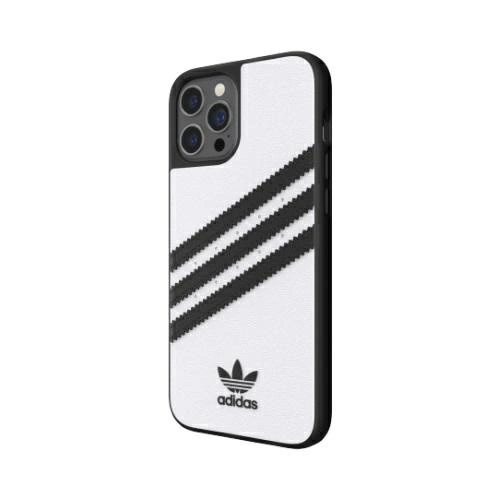 Adidas OR Moulded Case PU for iPhone 12 Pro Max - White/Blackeng