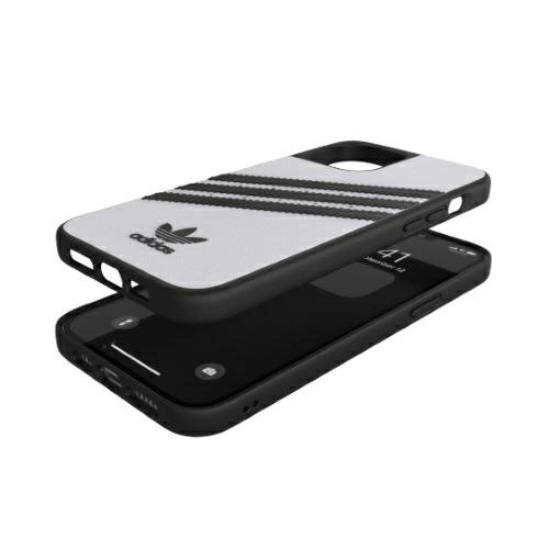 Adidas OR Moulded Case PU for iPhone 12 Pro Max - White/Blackeng