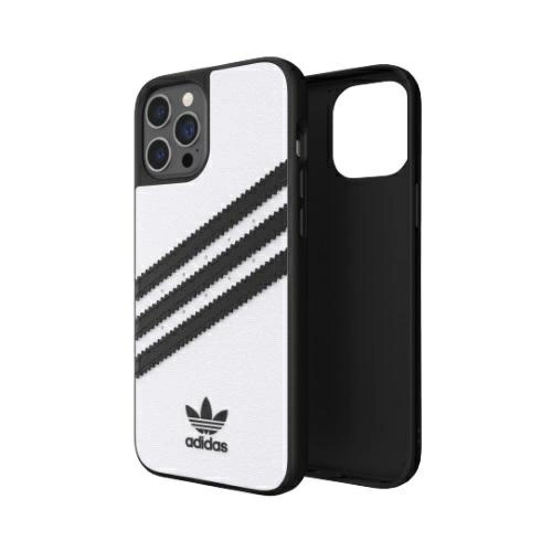 Adidas OR Moulded Case PU for iPhone 12 Pro Max - White/Blackeng