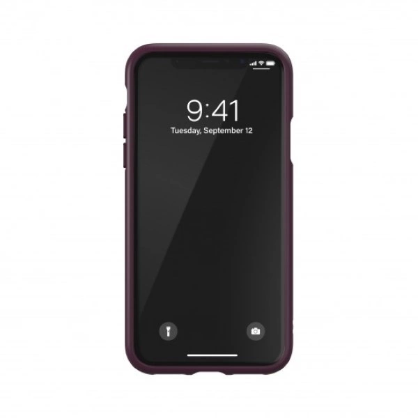 Adidas OR Moulded PU iPhone X/XS Case - Burgundy-Orangeeng