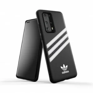 Adidas OR Moulded PU Case for Huawei P40 - Black and Whiteeng