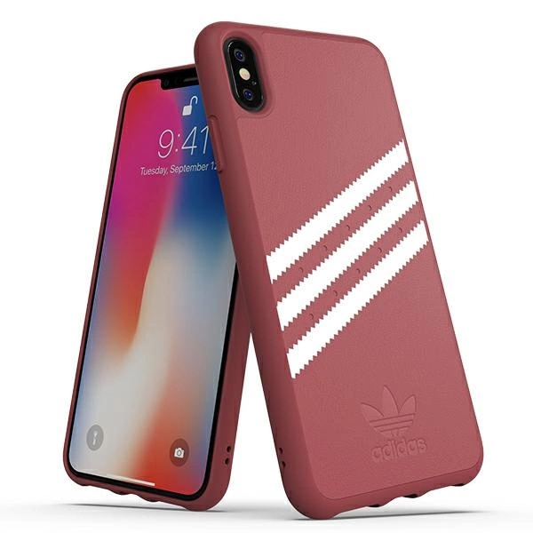 Adidas OR Moulded PU Suede iPhone Xs Max Case - Pinkeng