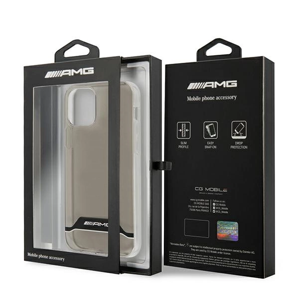 AMG Electroplate Black&White Case for iPhone 12 / 12 Pro - Transparenteng