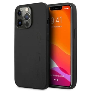 AMG Leather Hot Stamped Case for iPhone 13 Pro / 13 6.1" - Blackeng