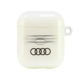 Audi IML Geometric Pattern Case for AirPods 1 / 2 - Whiteeng