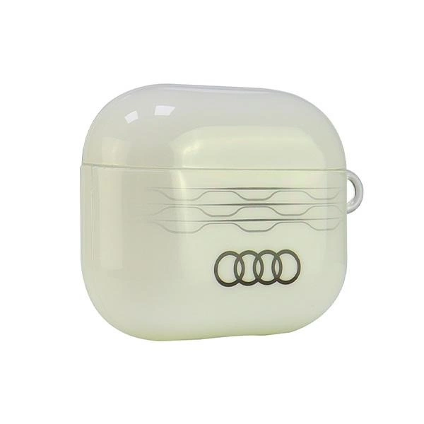 Audi IML Geometric Pattern AirPods 3 Case - Whiteeng