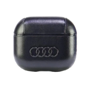 Audi Leather Big Logo Case for AirPods 3 - Blackeng