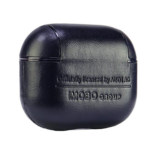 Audi Leather Big Logo Case for AirPods 3 - Blackeng