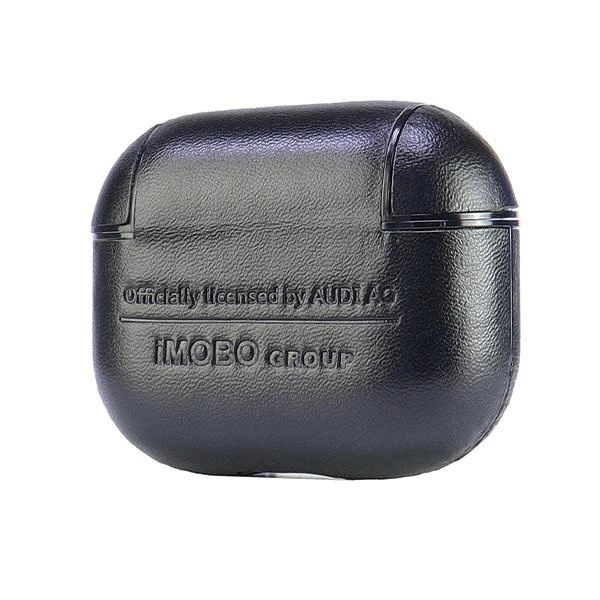 Audi Leather Big Logo Case for AirPods 3 - Blackeng