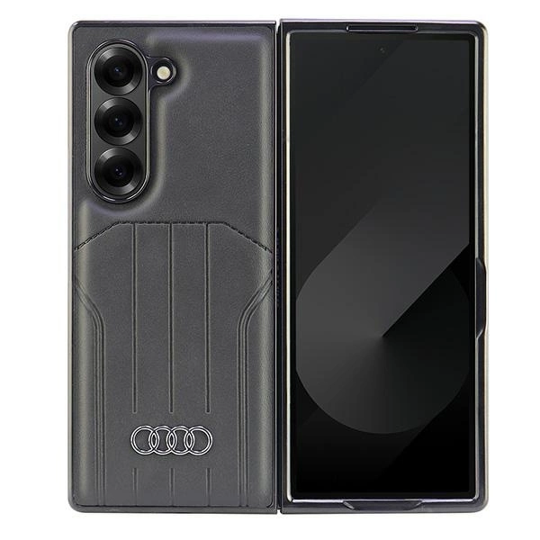 Audi Synthetic Leather MagSafe Case for Samsung Galaxy Z Fold 6 - Blackeng