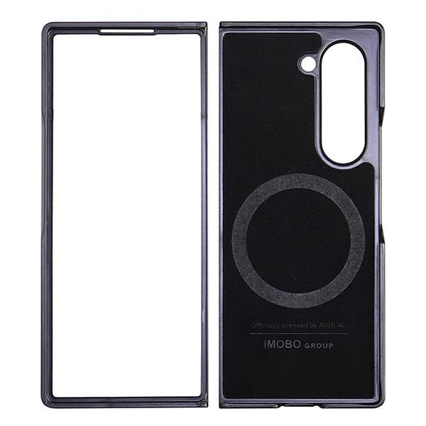 Audi Synthetic Leather MagSafe Case for Samsung Galaxy Z Fold 6 - Blackeng