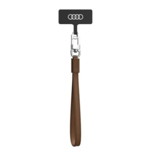 Audi Crossbody Leather Universal Lanyard 28cm x 10mm - Browneng