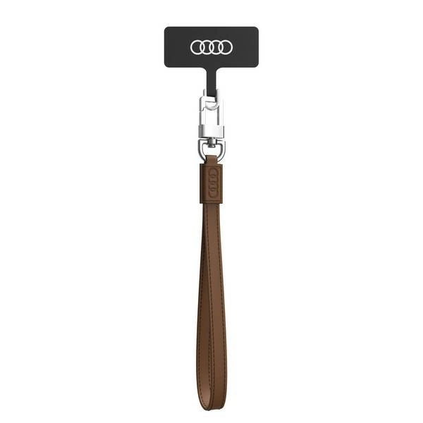 Audi Crossbody Leather Universal Lanyard 28cm x 10mm - Browneng