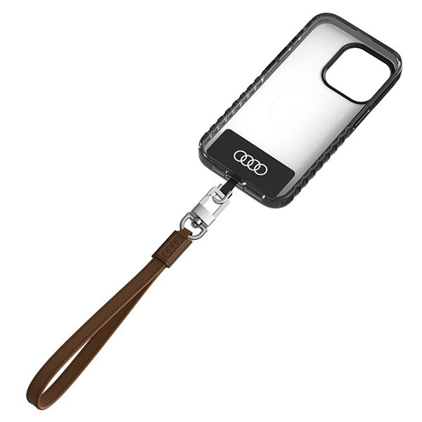 Audi Crossbody Leather Universal Lanyard 28cm x 10mm - Browneng