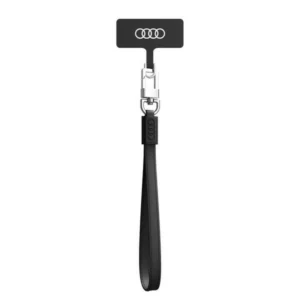 Audi Crossbody Leather Universal Lanyard 28cm x 10mm - Blackeng