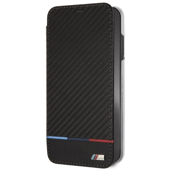 BMW Carbon Tricolor Stripe iPhone XS Max Case - Blackeng