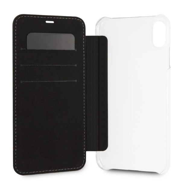 BMW Carbon Tricolor Stripe iPhone XS Max Case - Blackeng