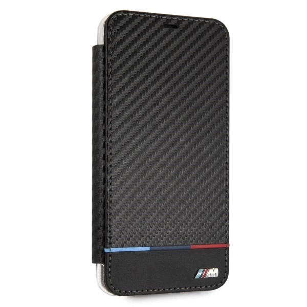 BMW Carbon Tricolor Stripe iPhone XS Max Case - Blackeng