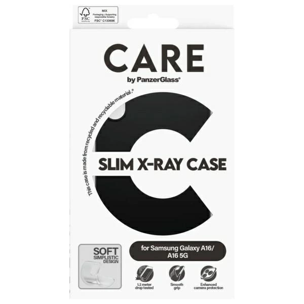 CARE by PanzerGlass Fashion Case for Samsung Galaxy A16 / A16 5G - Blackeng