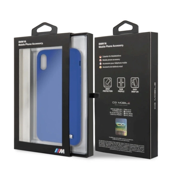 BMW Silicone M Collection iPhone X / Xs Case - Blueeng