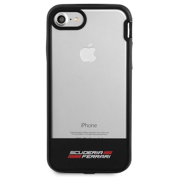Ferrari Racing Shield Case for iPhone 7 / 8 / SE 2020 / SE 2022 - Semi-Transparenteng